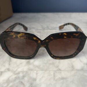 Burberry Brown Tortoise Sunglasses